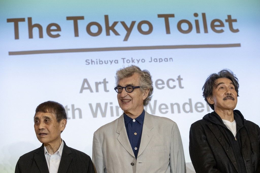 Tokyo's stylish toilets inspire director Wim Wenders