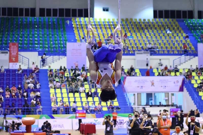 Carlos Yulo rules still rings for 3rd SEA Games gold