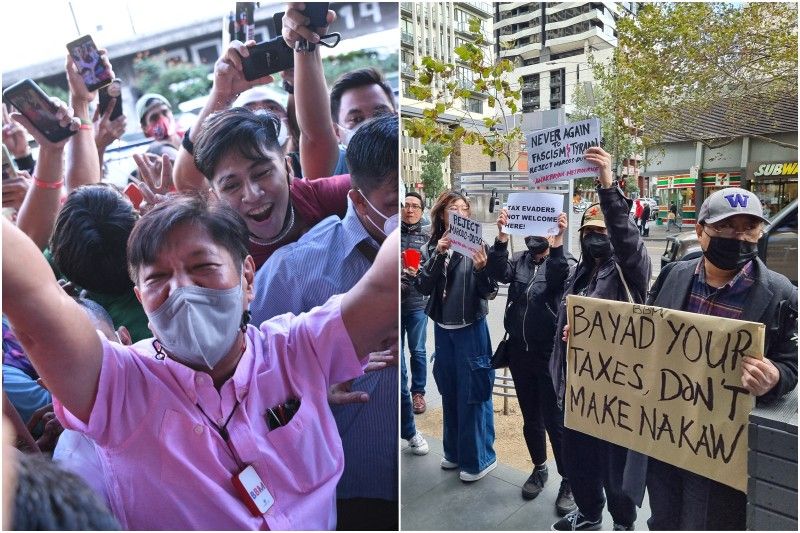 Marcos nag-bakasyon sa Australia, ilang Pinoy doon nag-protesta