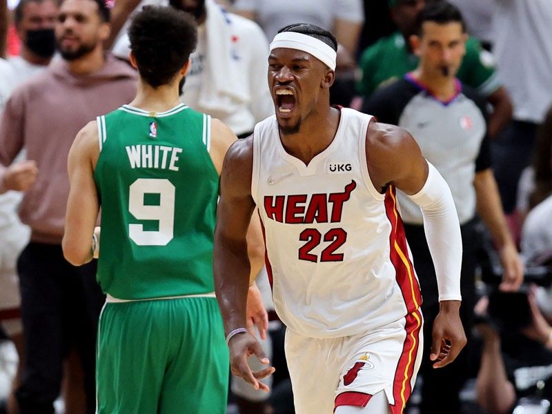 Butler sizzles with 41 points as Heat sink Celtics in series opener