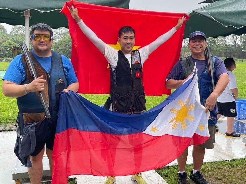 Tas penembak jebakan Filipina SEA Games perak, perunggu