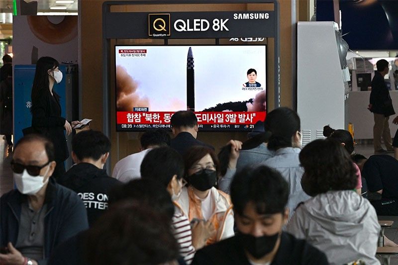 North Korea fires three ballistic missiles, Seoul military says