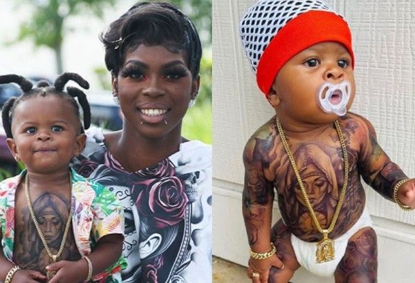 Mom draws backlash after toddler son gets whole body tattoo