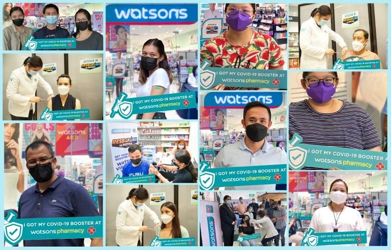 Booster shots for COVID-19 now available in selected Watsons branches nationwide