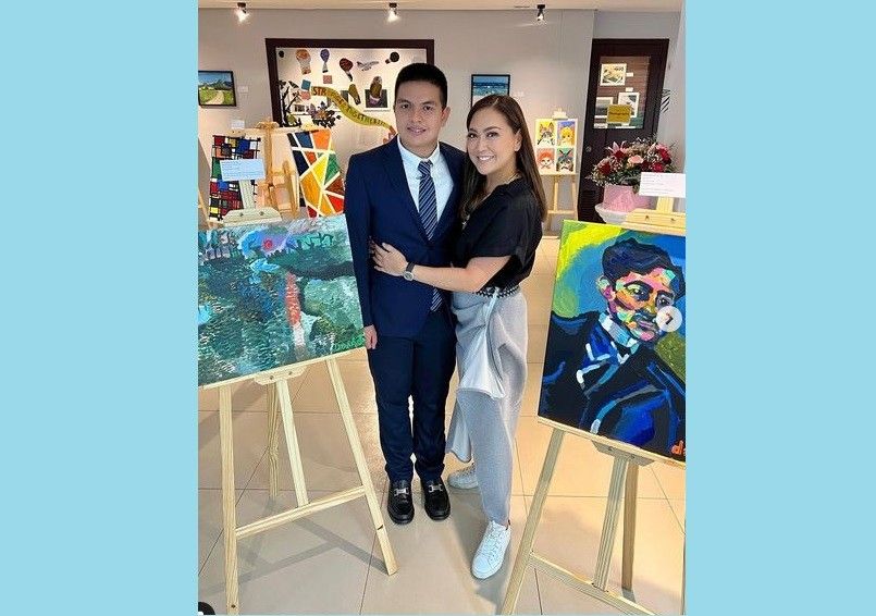 Karen Davila proud mom over first art show of son with autism