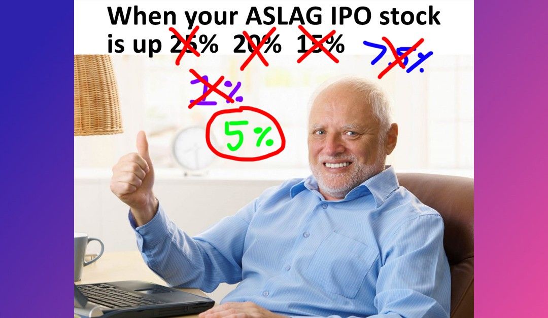 Raslag IPO started wild, ended mild