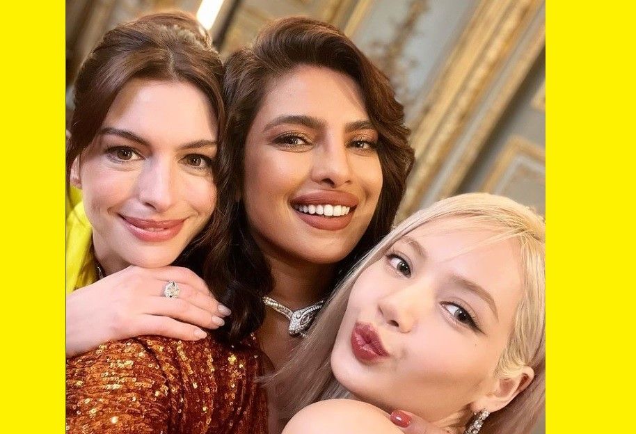 Blackpink's Lisa, Priyanka Chopra, Anne Hathaway's selfie goes viral