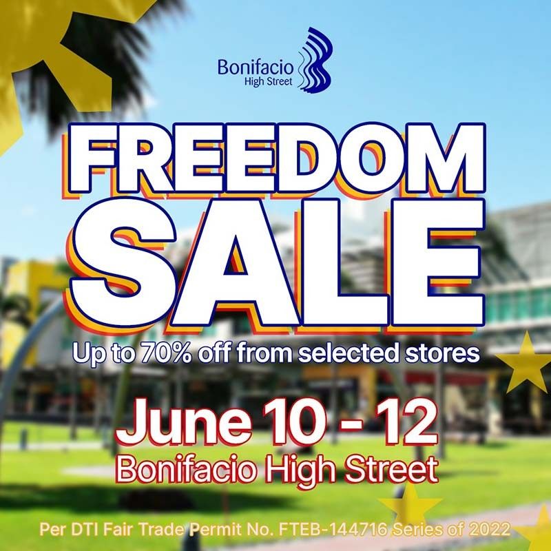 Merayakan Hari Kemerdekaan dengan Penjualan Kebebasan Bonifacio High Street