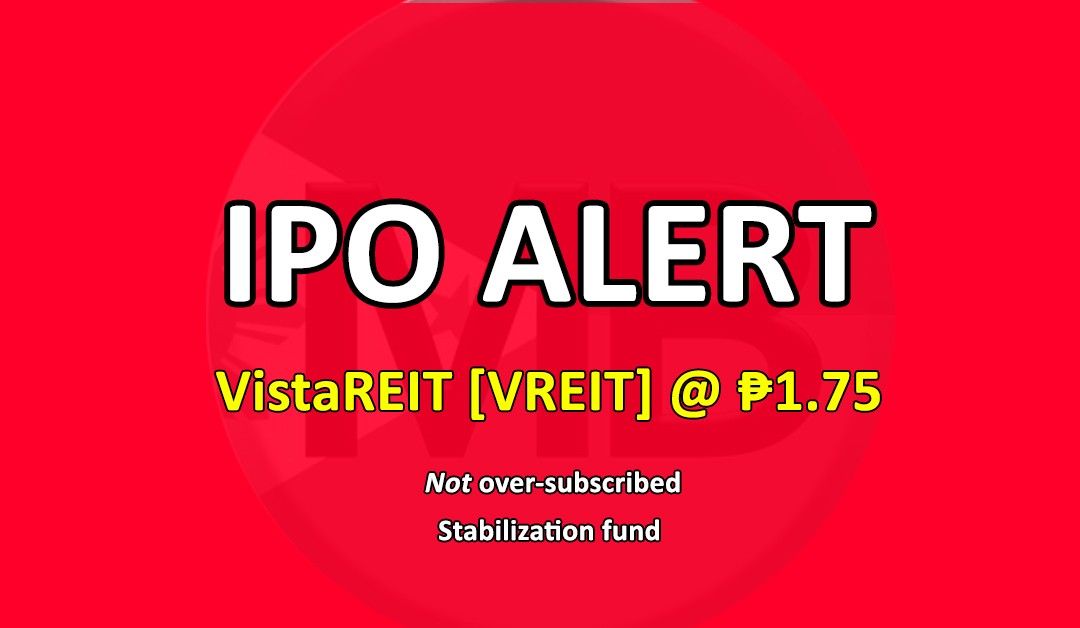 VistaREIT IPO is TODAY