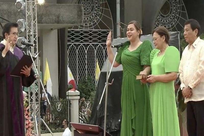 Sara Duterte nanumpa na