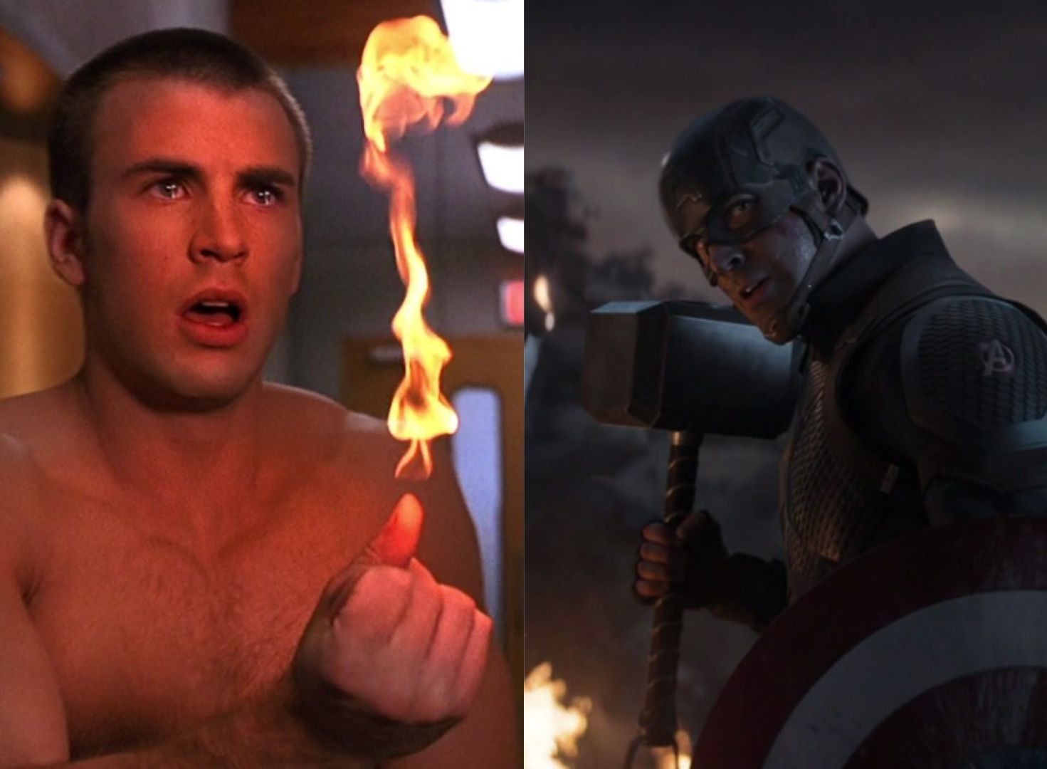 Chris Evans open to reprising Human Torch over Captain America