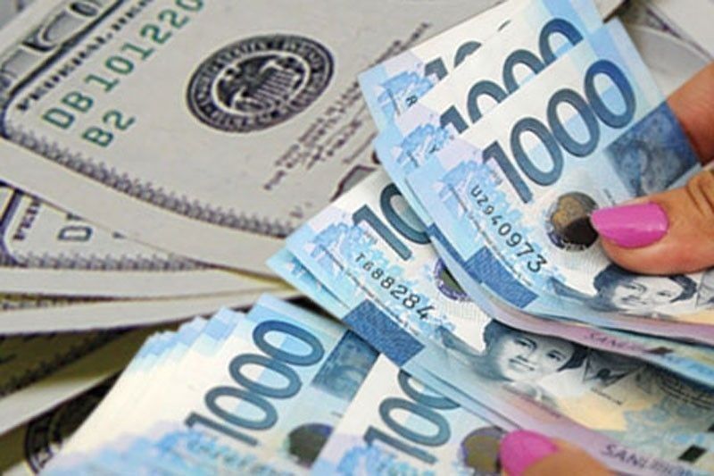 Peso plunges to nearly 55 vs dollar