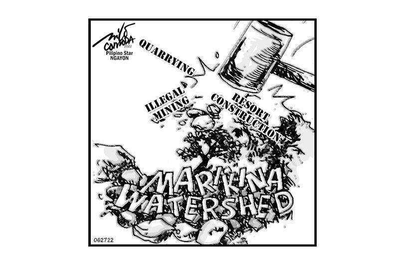 EDITORYAL - Itigil, quarrying sa Marikina Watershed