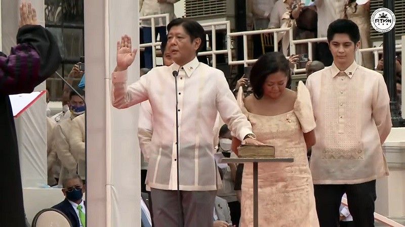 Marcos Jr. nanumpa na bilang ika-17 pangulo ng Pilipinas
