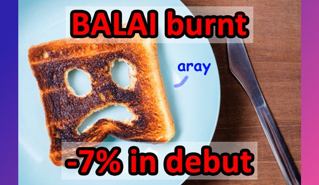 Balai Ni Fruitas comes out of the oven burnt and stale