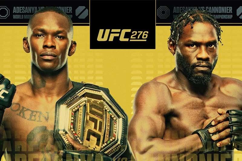 Adesanya vs Cannonier top bills UFC 276