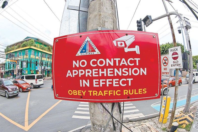 Quezon City no contact apprehension in full swing