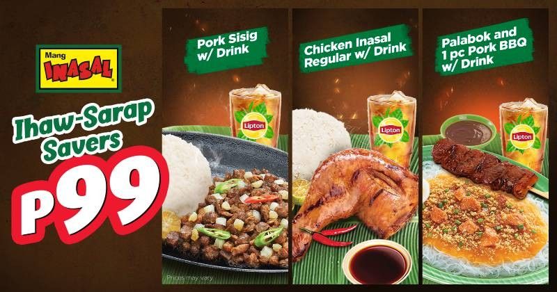 Get meals for as low as P99 during Mang Inasal's 'Ihaw-Sarap Month' this July