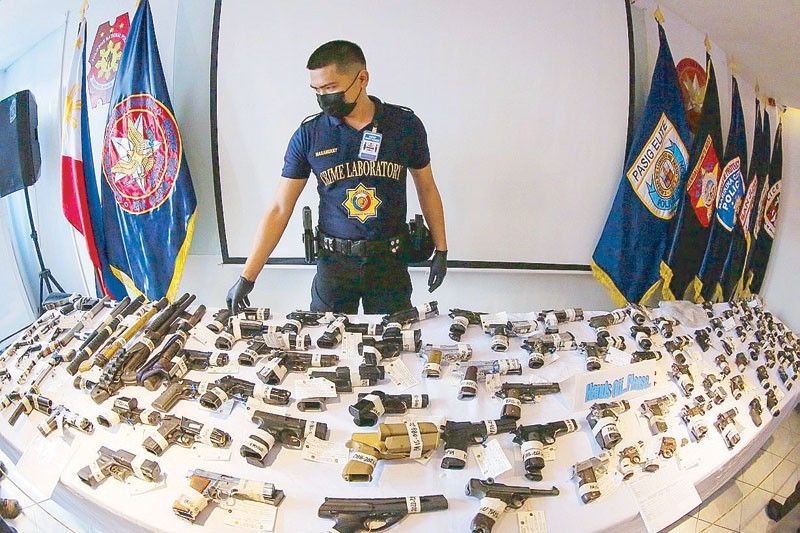 120 firearms seized in eastern Metro