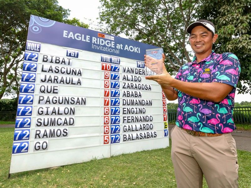 Bibat snaps long spell, wins ICTSI Aoki golf crown by 1