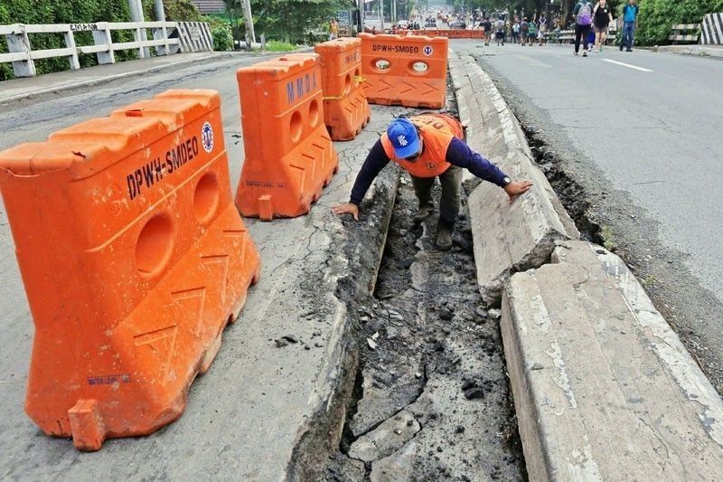 MMDA: Seven major roads closed for weekend repairs in Metro Manila