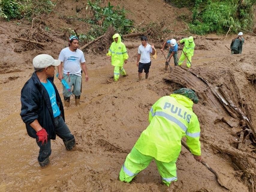 1,052 pamilya apektado, P14.6 milyong crops nasira sa flash floods sa Ifugao