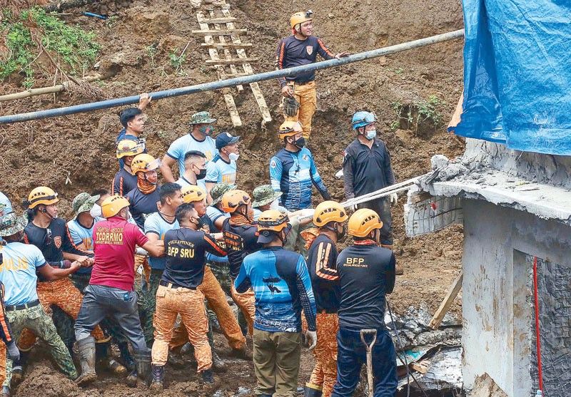 6 tewas saat tembok runtuh di Tagaytay