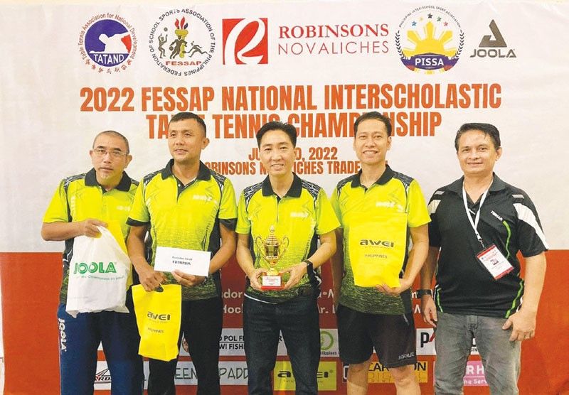 Manlapas, Sanchez bumida sa FESSAP table tennis