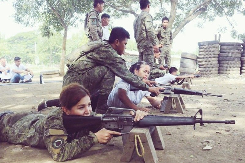 Nathalie Hart, Philippine Army Reservist na