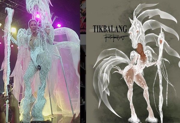 Paolo Ballesteros' Tikbalang design unveiled at Binibining Pilipinas 2022 National Costume show