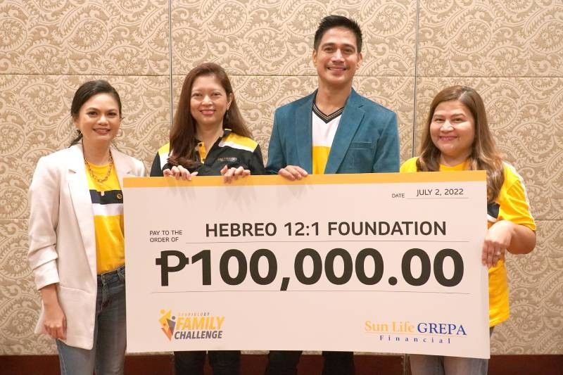 Sun Life Grepa donates to Piolo Pascual's Hebreo Foundation
