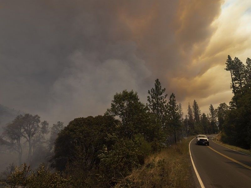 California wildfire rages as US engulfed in heat wave