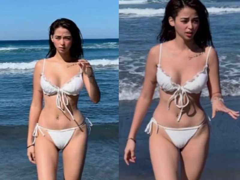 Beach body ni AJ Raval ipinasilip sa gitna ng kontrobersiyang buntis