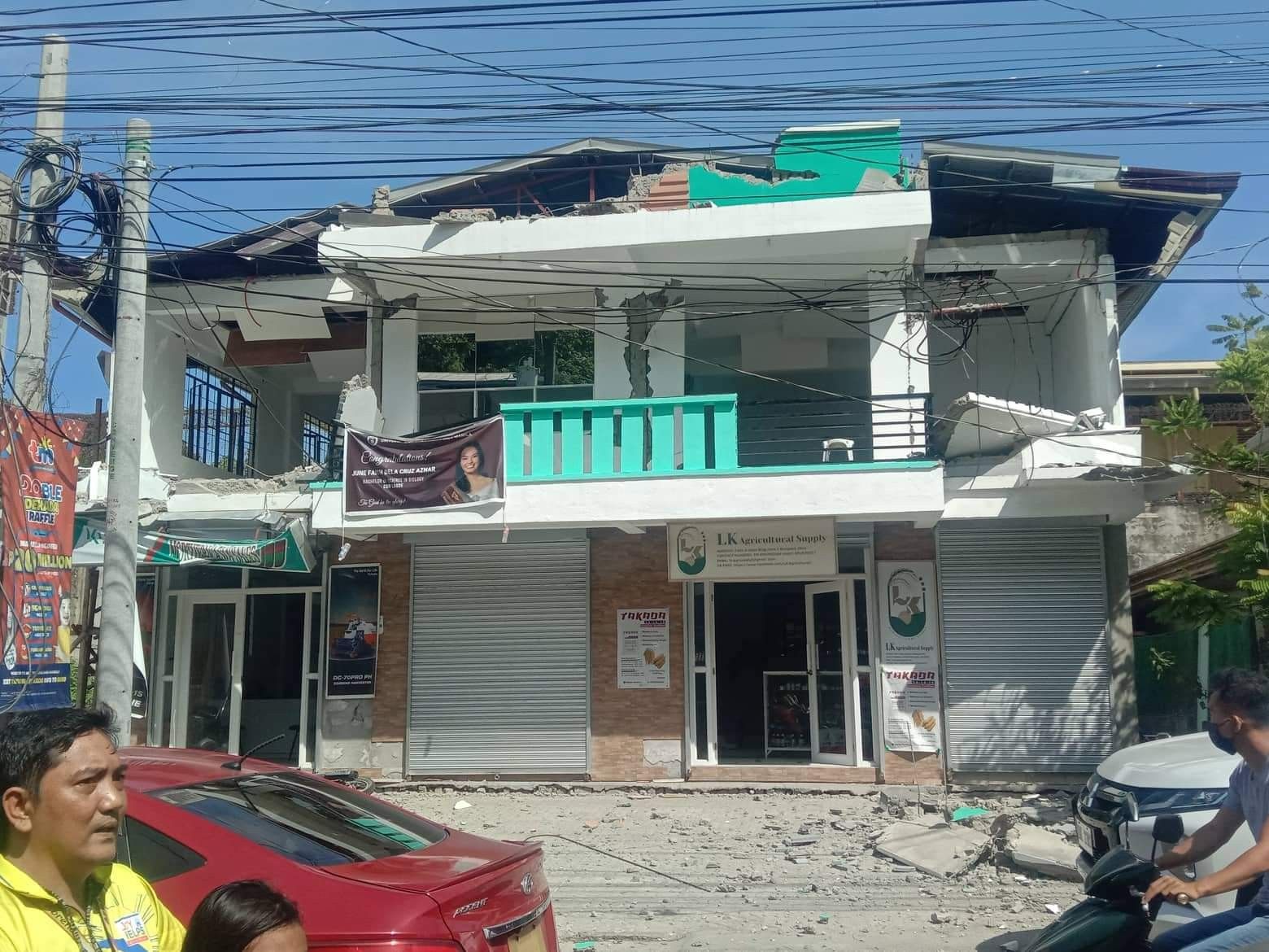 Damage to households, establishments reported after Abra quake
