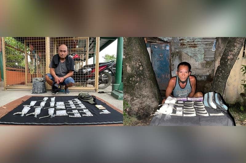 Duha ka ex-convicts nakuhaag P6.9 milyones shabu