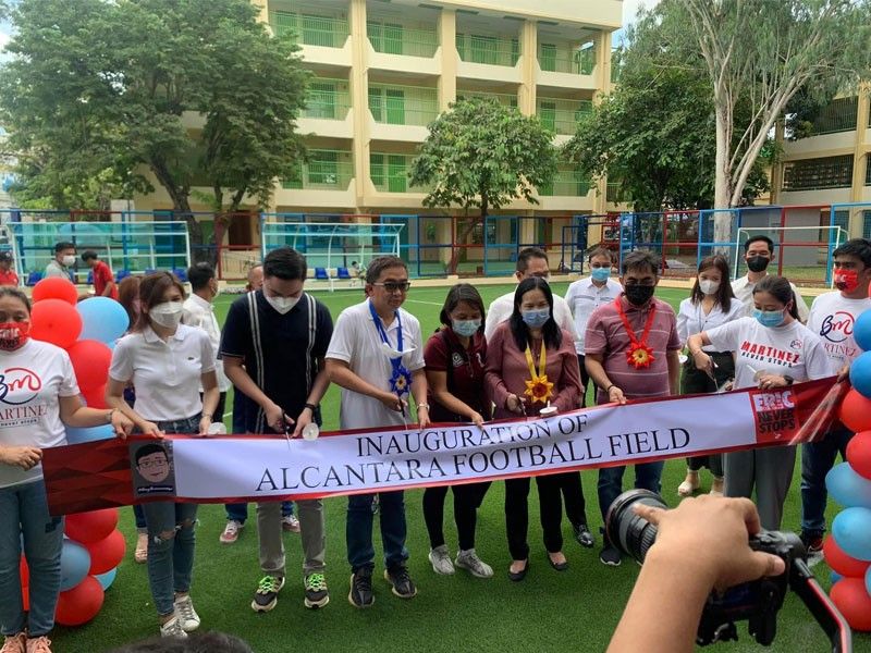 Alcantara Football Field in Valenzuela unveiled