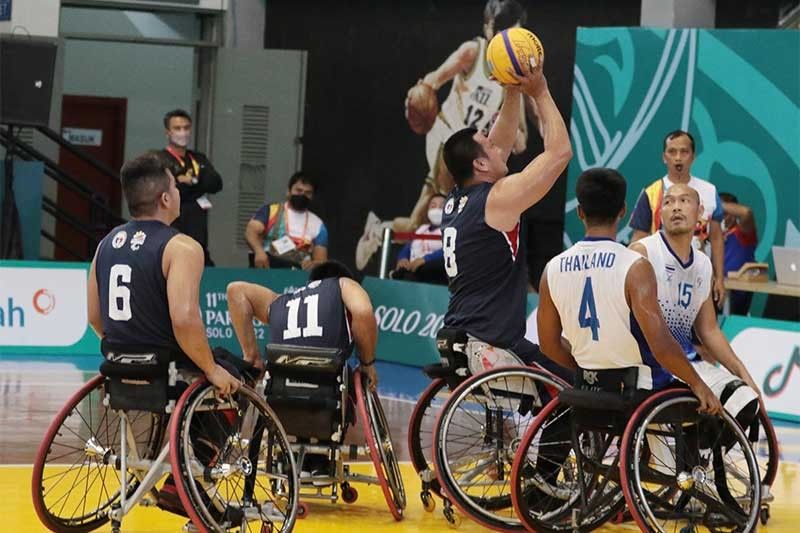 Philippine cagers bag silver in ASEAN Para Games men's 3x3 wheelchair basketball