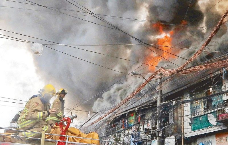 Fire hits area near Fabella Hospital