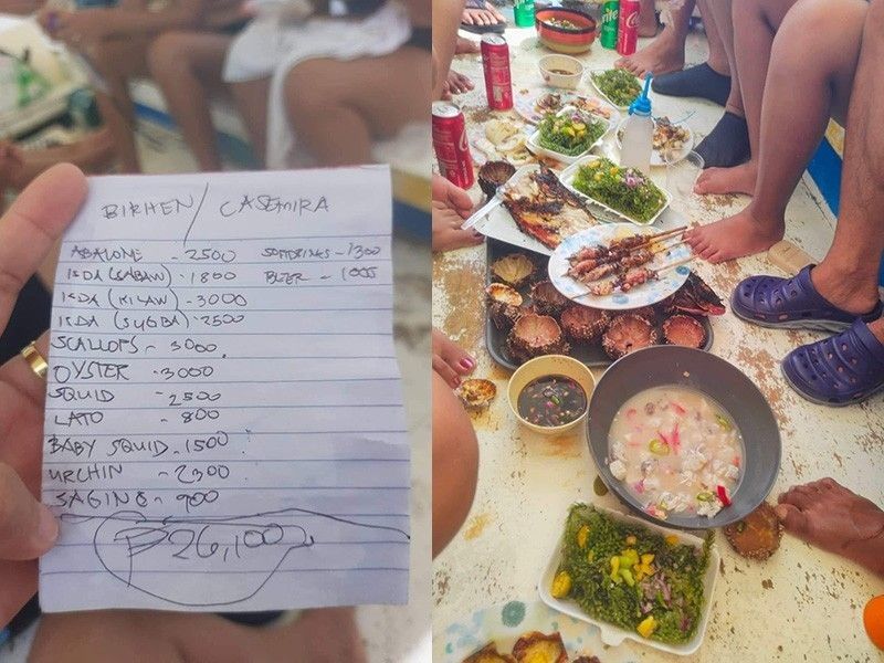 DOT mengambil tindakan vs melaporkan harga makanan yang terlalu tinggi di Virgin Island, Panglao