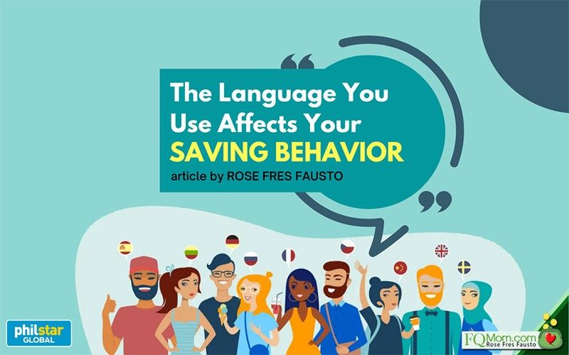 The language you use affects your saving behavior