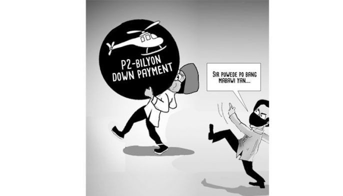 EDITORYAL - P2-B downpayment sa chopper deal, bawiin