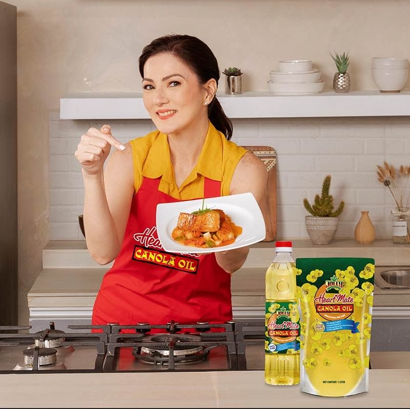 Legaspi family enjoys heart-healthy meals made with Jolly Heart Mate Canola Oil