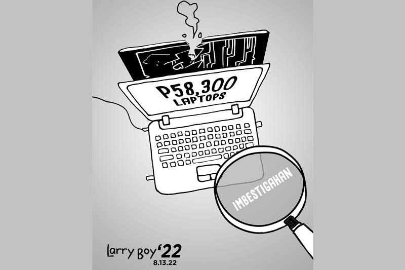 EDITORYAL - Laptops na ubod nang mahal