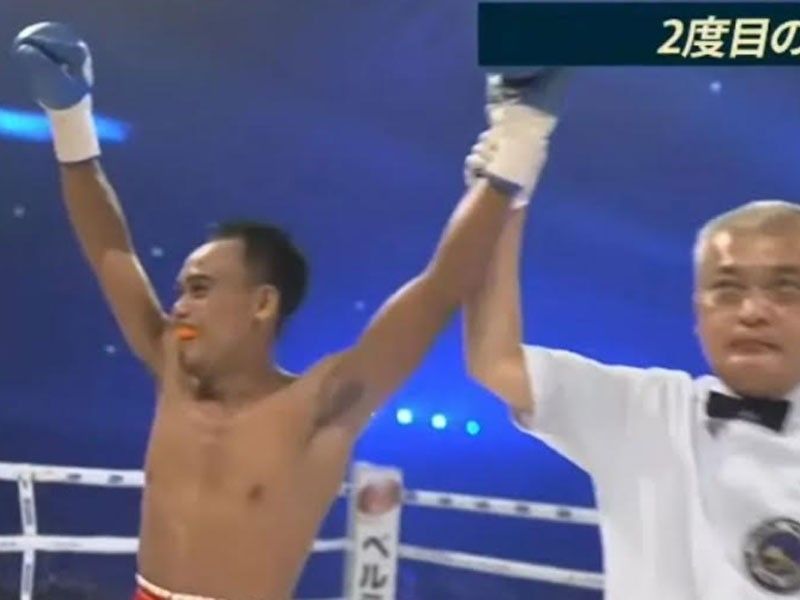 Santisima bounces back, scores TKO win in Japan