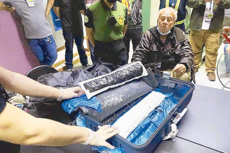 South African caught with P144 million shabu at NAIA