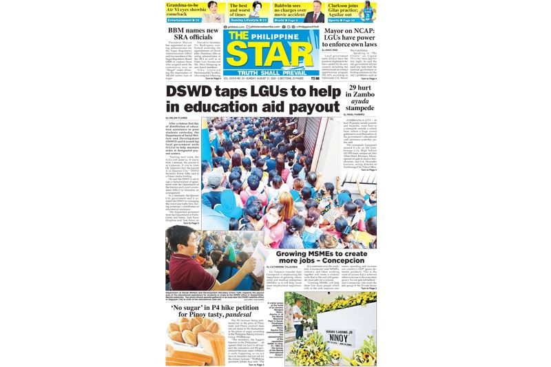 The STAR Cover (August 21, 2022) | Philstar.com