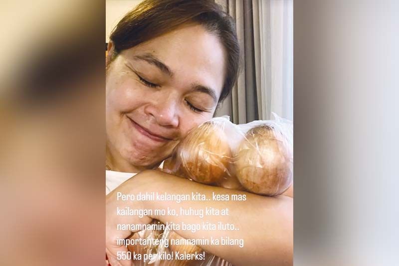 âDi na kailangang hiwain...Judy ann naluha sa presyo ng sibuyas!