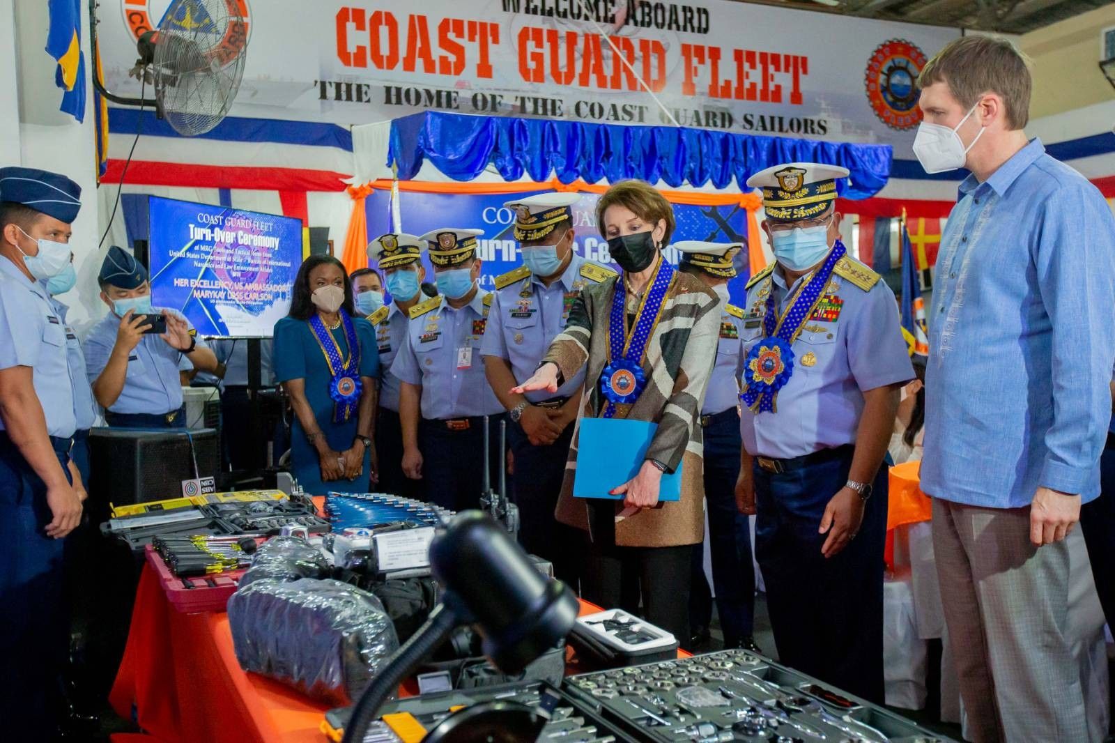 US donates P11-M maritime tactical gear, vessel maintenance equipment to Coast Guard