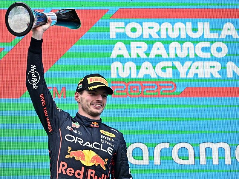 Orange Army Red Bull's Max Verstappen Win Grand Prix Hungary 2022