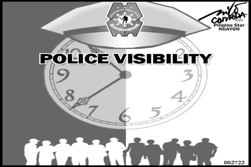 EDITORYAL - Palakasin ng PNP ang police visibility